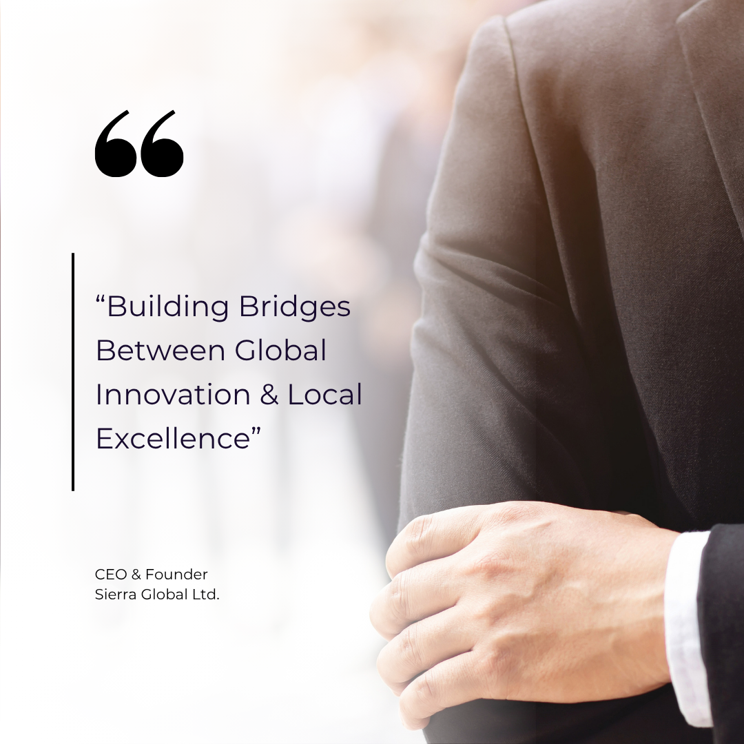 about page CEO message sierra global ltd